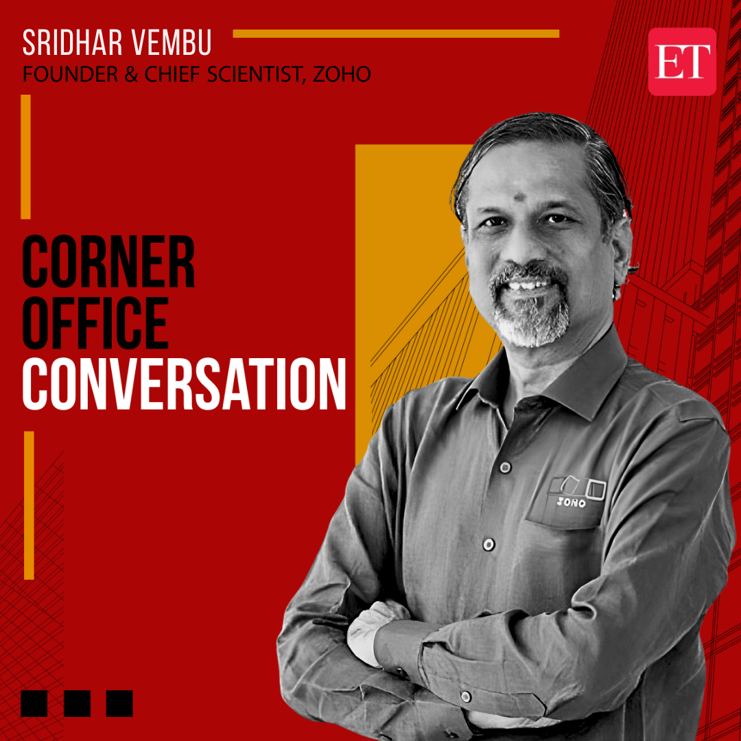 Corner Office Conversation with Sridhar Vembu, CEO, of Zoho Corporation