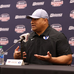 One-on-One with Kalani Sitake + Independence Bowl Score Prediction