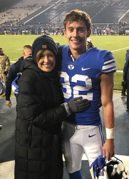 BYU WR Dax Milne appreciates Mother's Day more than ever after his mom defeated cancer