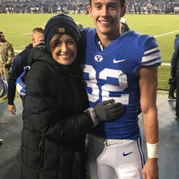 BYU WR Dax Milne appreciates Mother's Day more than ever after his mom defeated cancer