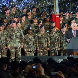 Bush, McCain and the old world order at Fort Lewis