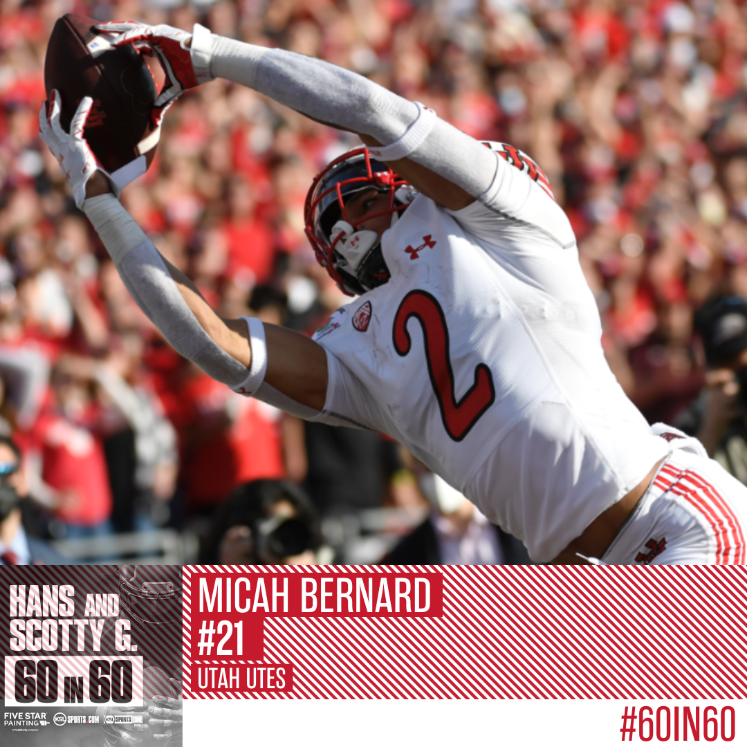 60 in 60 - #21- Micah Bernard - Utah RB