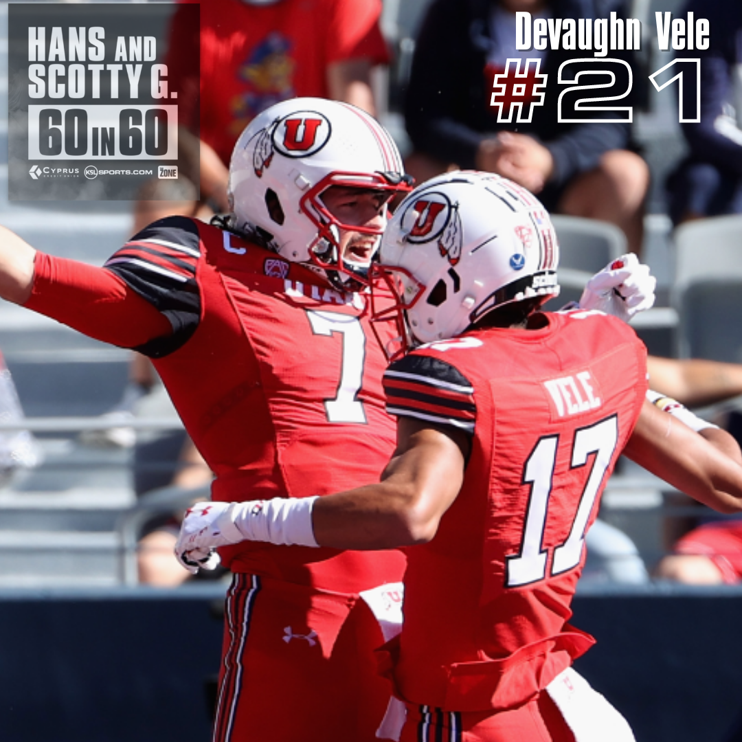 60 in 60 - #21 - Devaughn Vele - Utah WR