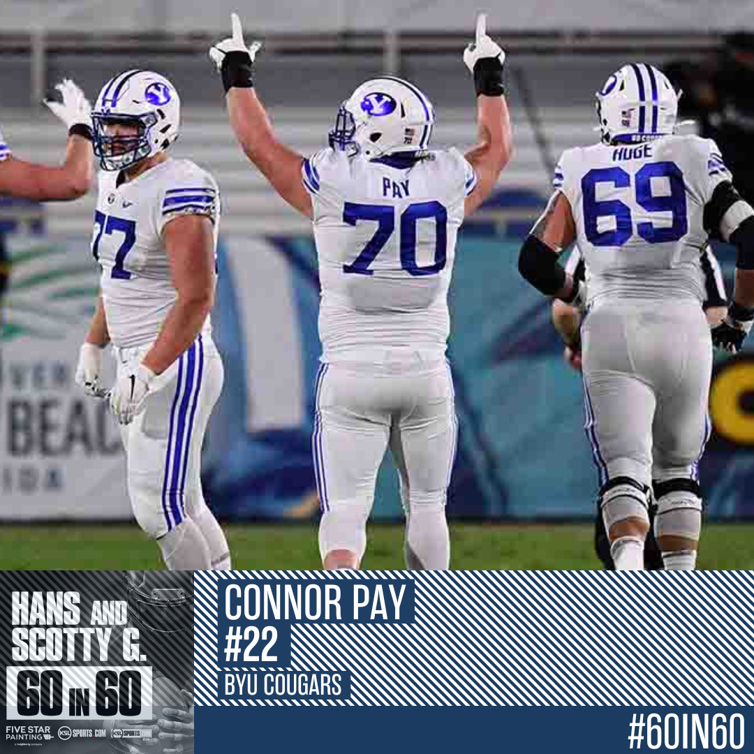 60 in 60 - #22 - Connor Pay - BYU OL