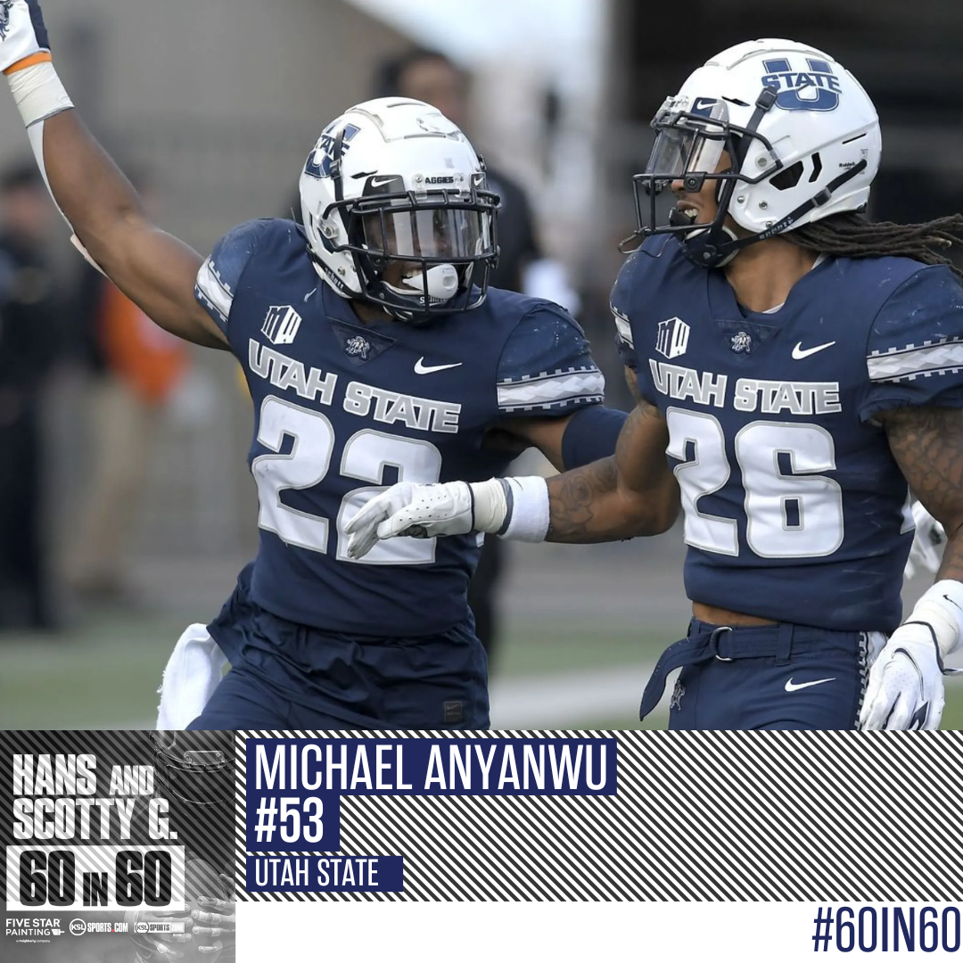 60 in 60 - #53 - Michael Anyanwu - Utah State DB