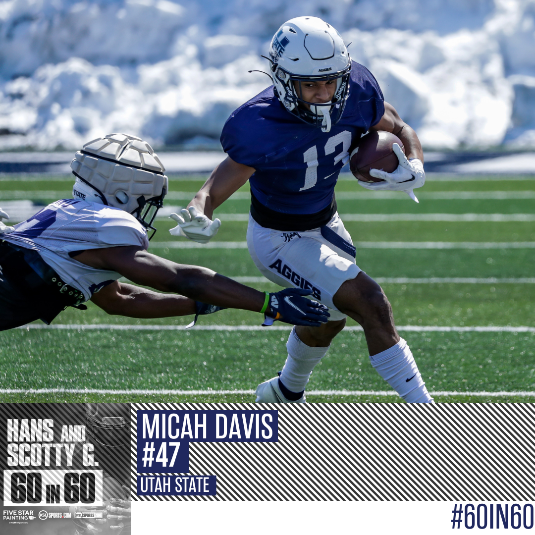 60 in 60 - #47 - Micah Davis - USU WR