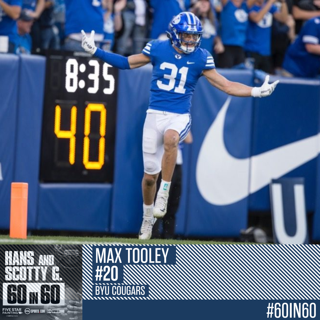 60 in 60 - #20 - Max Tooley - BYU LB