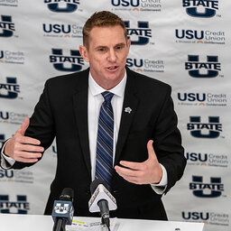 Hans & Scotty G - July 20, 2022 - Blake Anderson - Utah State head coach (MWC Media Day)