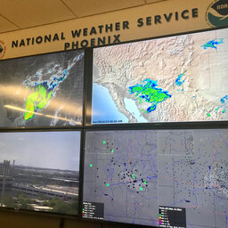 National Weather Services uses various technologies to track weather