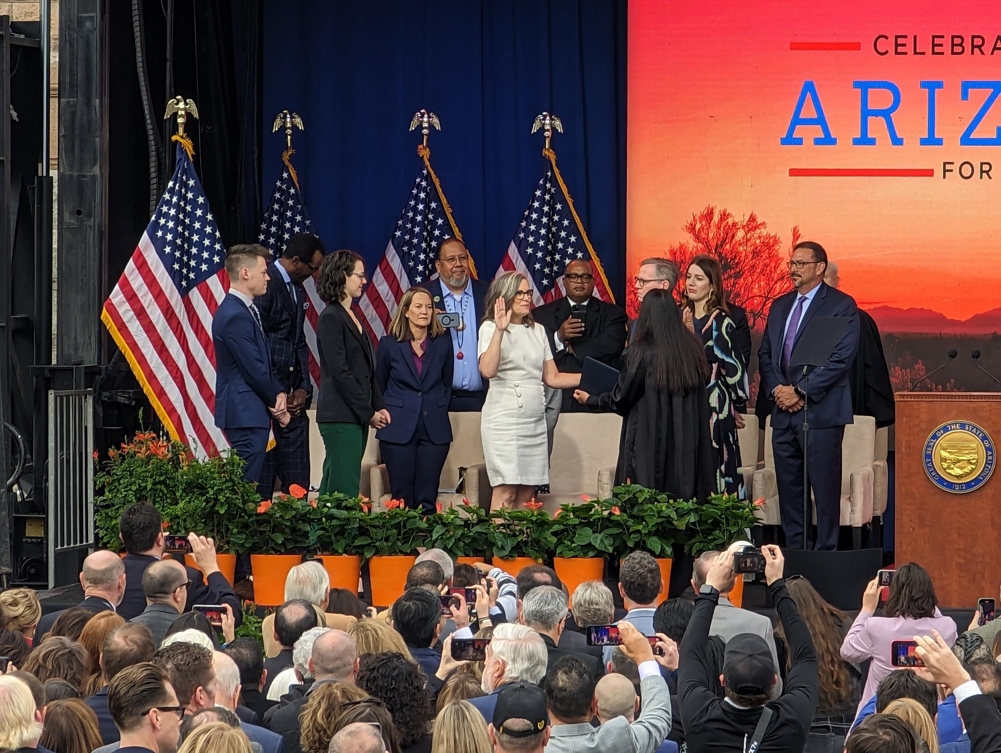 Katie Hobbs delivers inaugural address as governor of Arizona