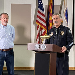Scottsdale mayor, police chief hold joint press conference on Saturday night looting, riots