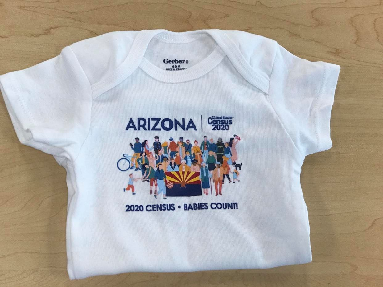 1,000 onesies to help ensure Arizona babies counted in 2020 Census