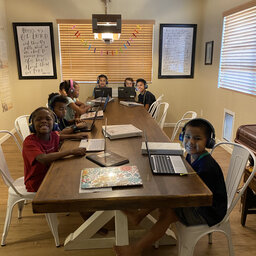 Gilbert parents of 12 manage online learning during pandemic