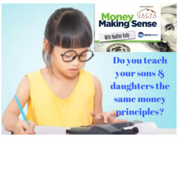 I teach my daughter about finances differently than my son