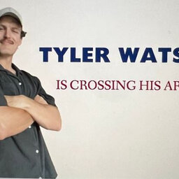 Tyler Watson is crossing his arms