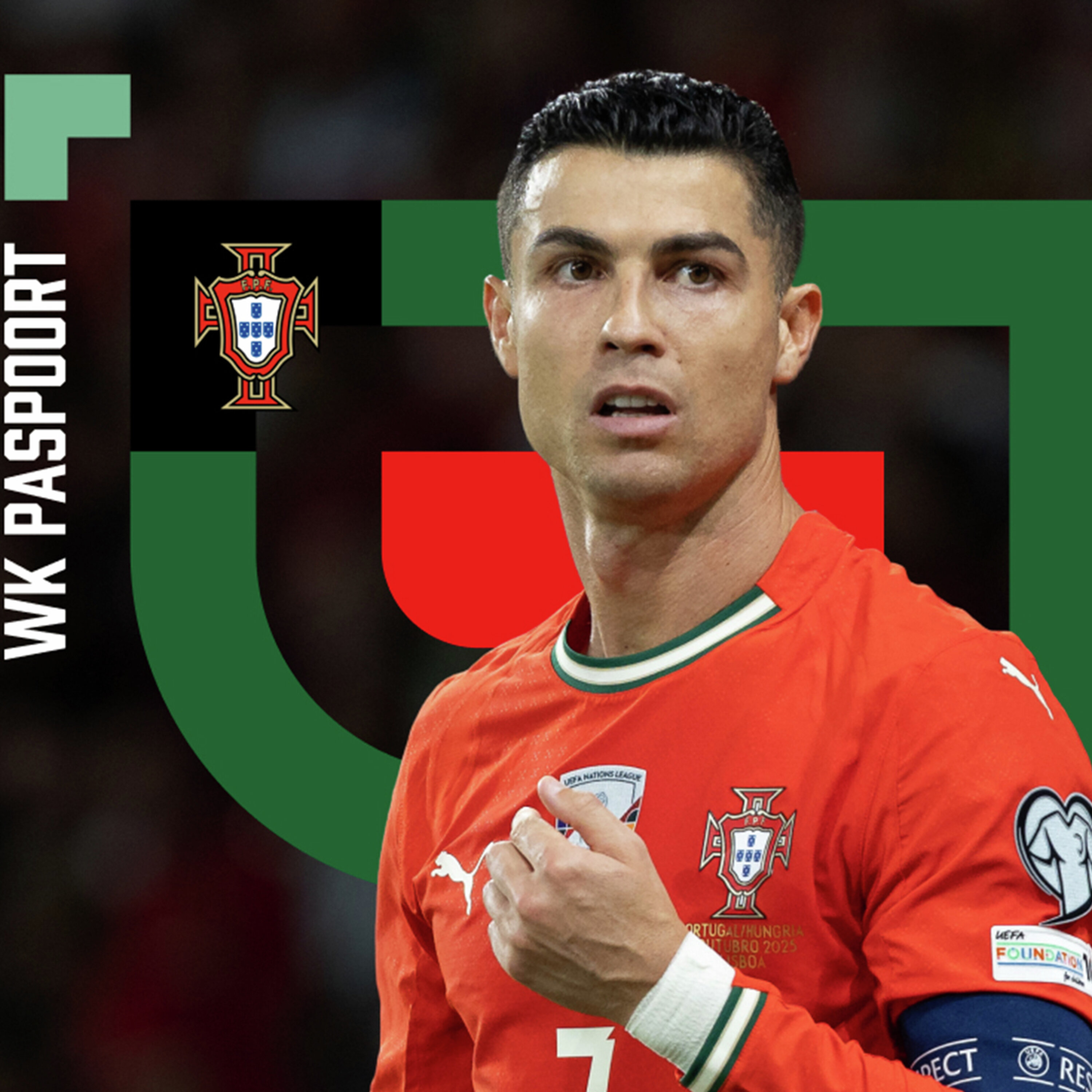 WK Paspoort Portugal: Ronaldo kan niet zonder Portugal