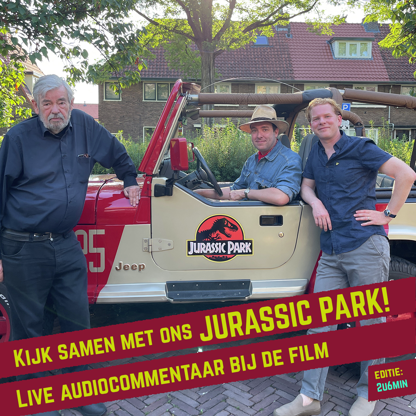 Kijk samen met ons JURASSIC PARK - live audiocommentaar - (let op, versie: film 2u6min)