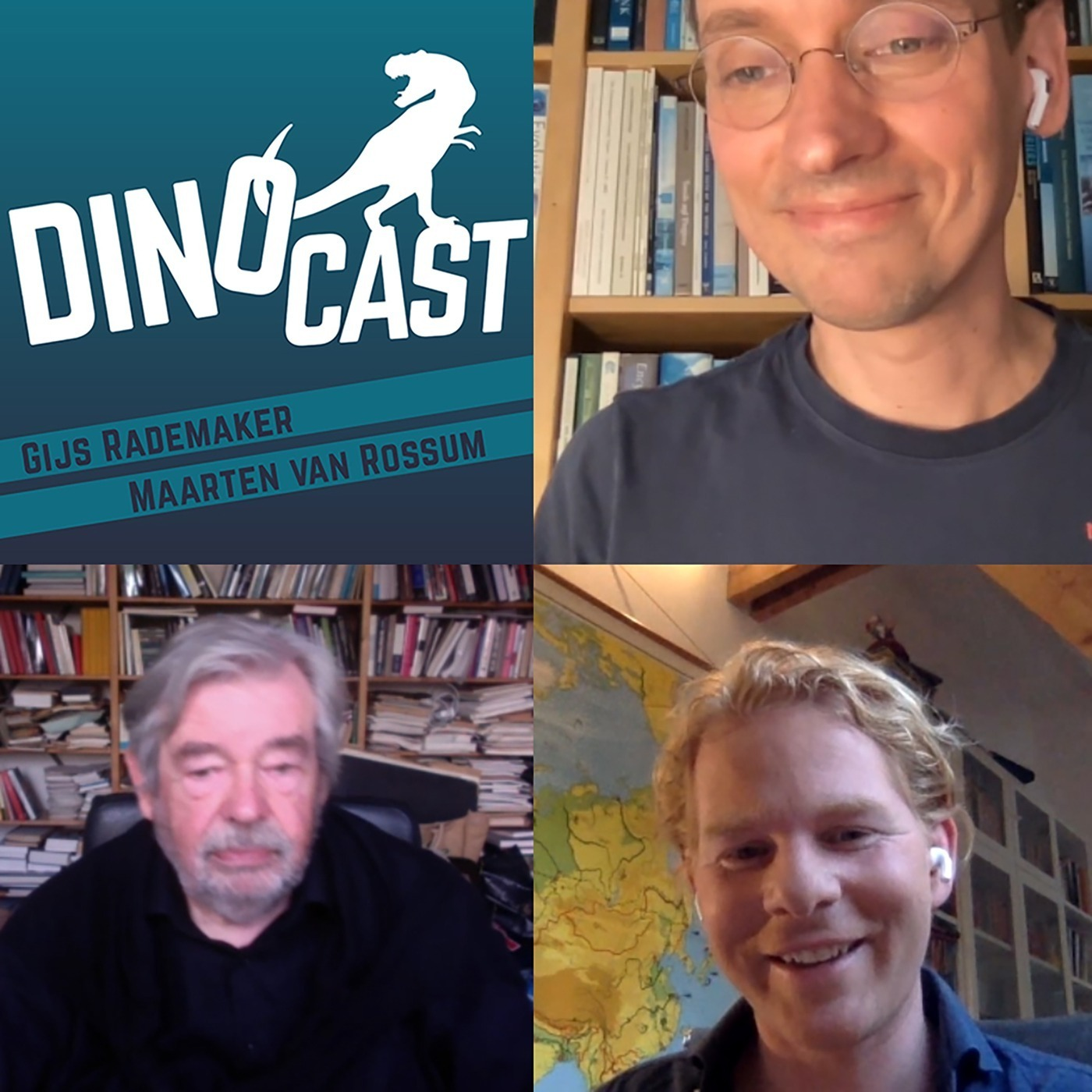 Dinocast - de dinosauriër podcast met Maarten van Rossem en Gijs Rademaker