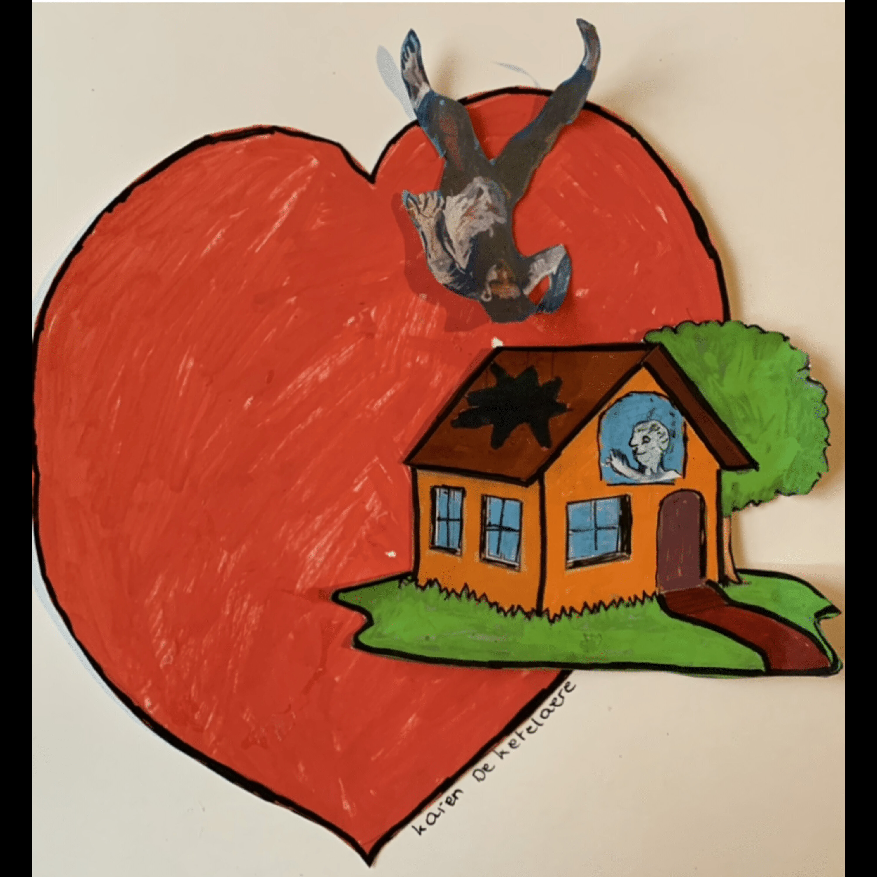 Bert gaat door het dak episode artwork