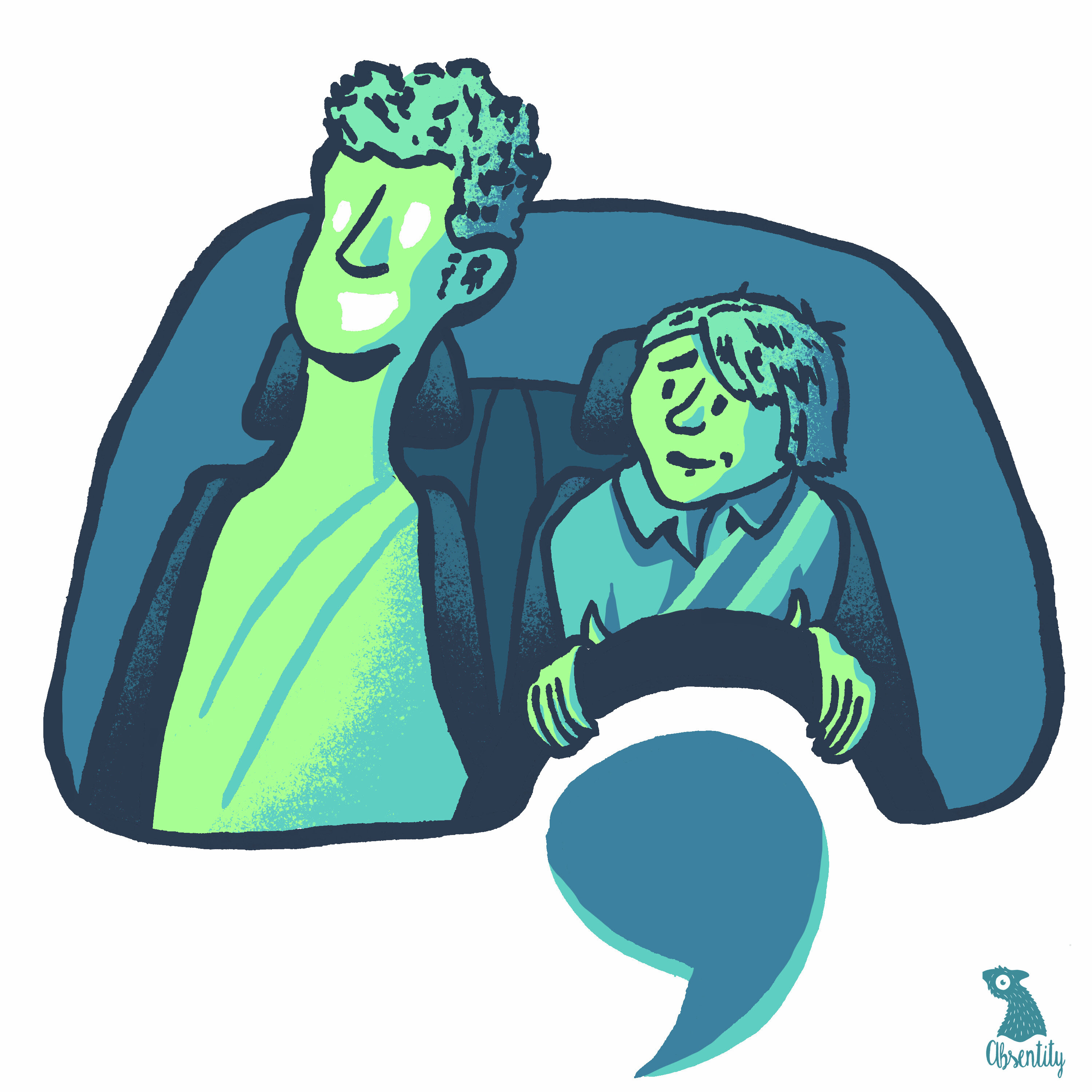 In de auto met Anna en haar stereotype In de auto met Anna en haar stereotype