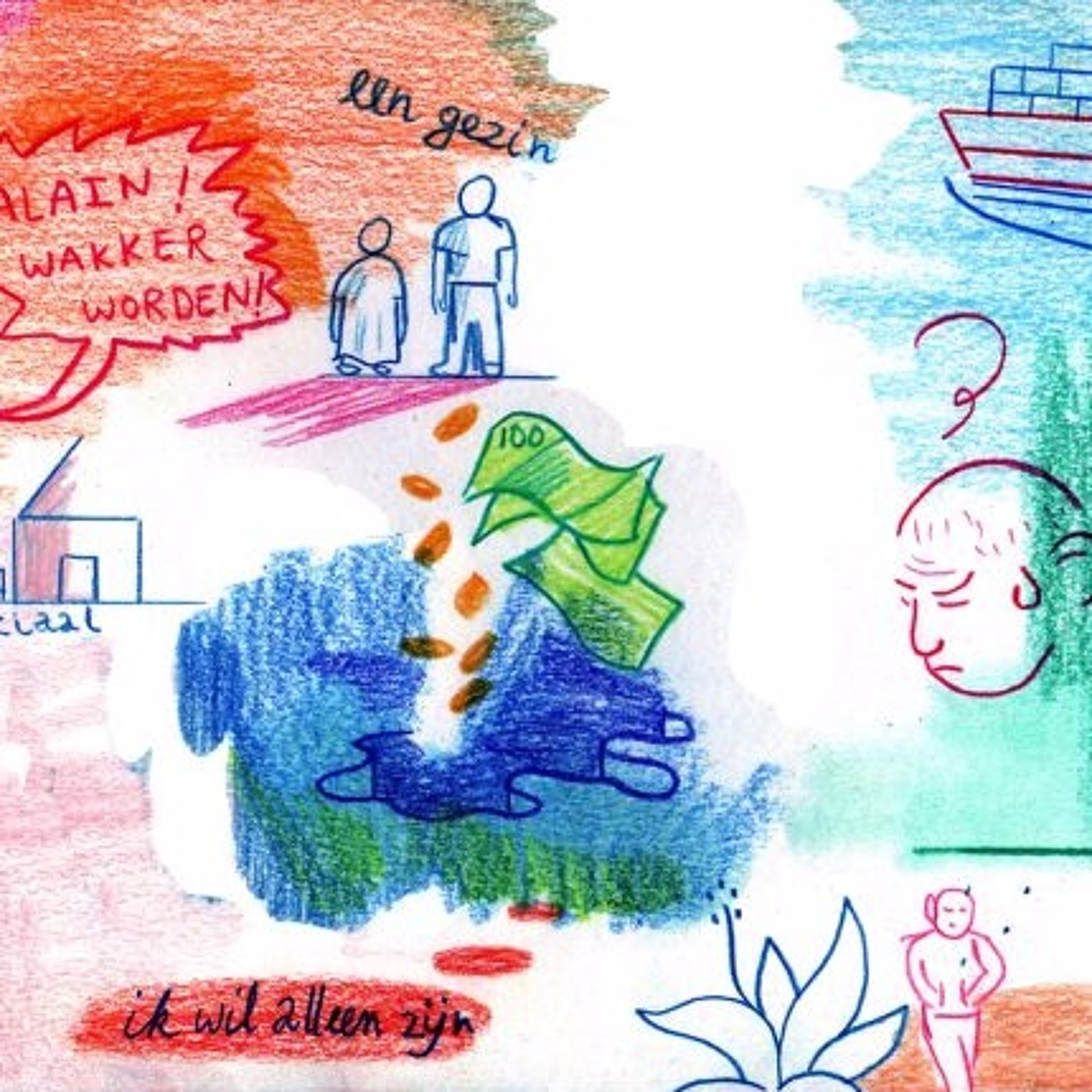 De burn-in van Alain episode artwork