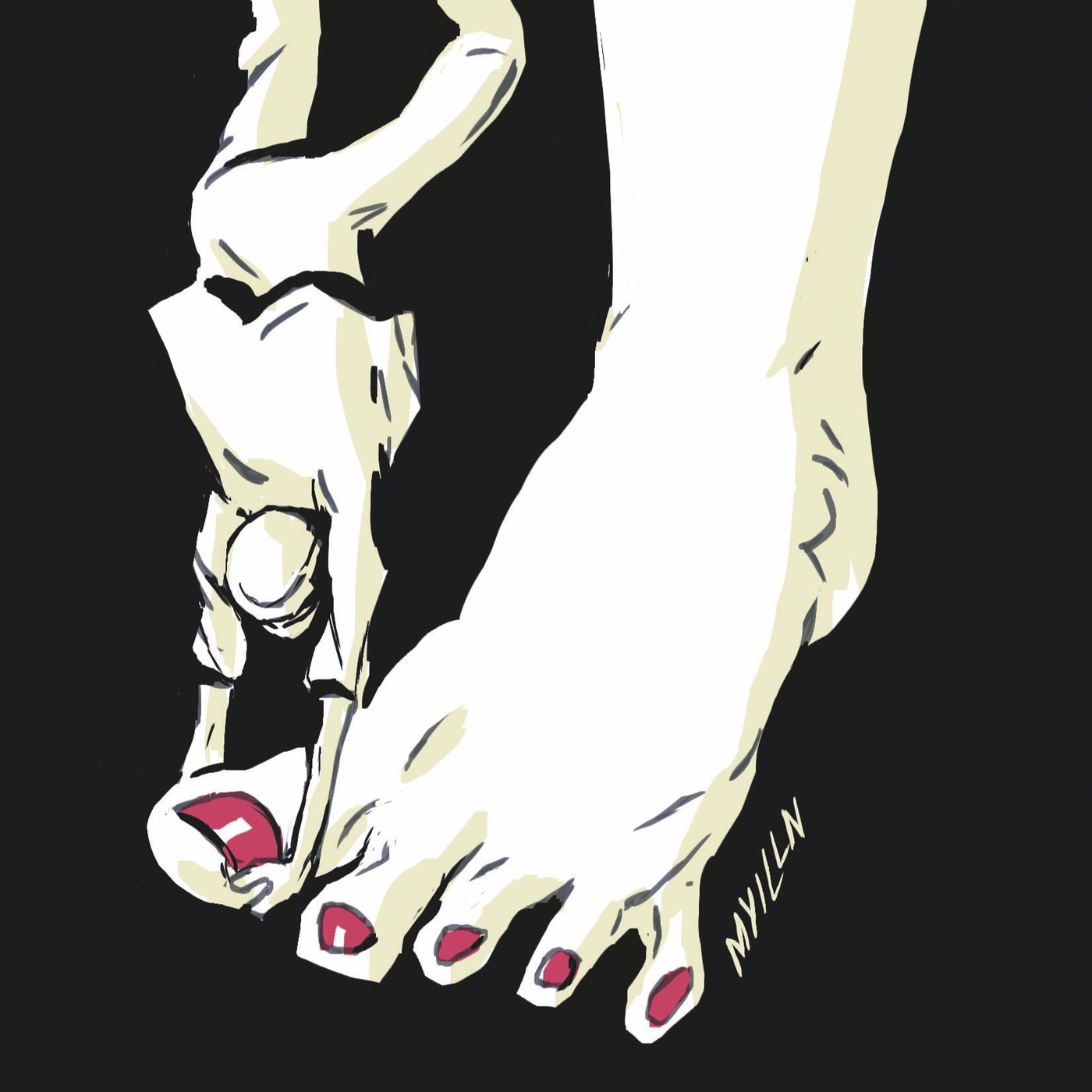 Bo laat met haar voeten spelen episode artwork
