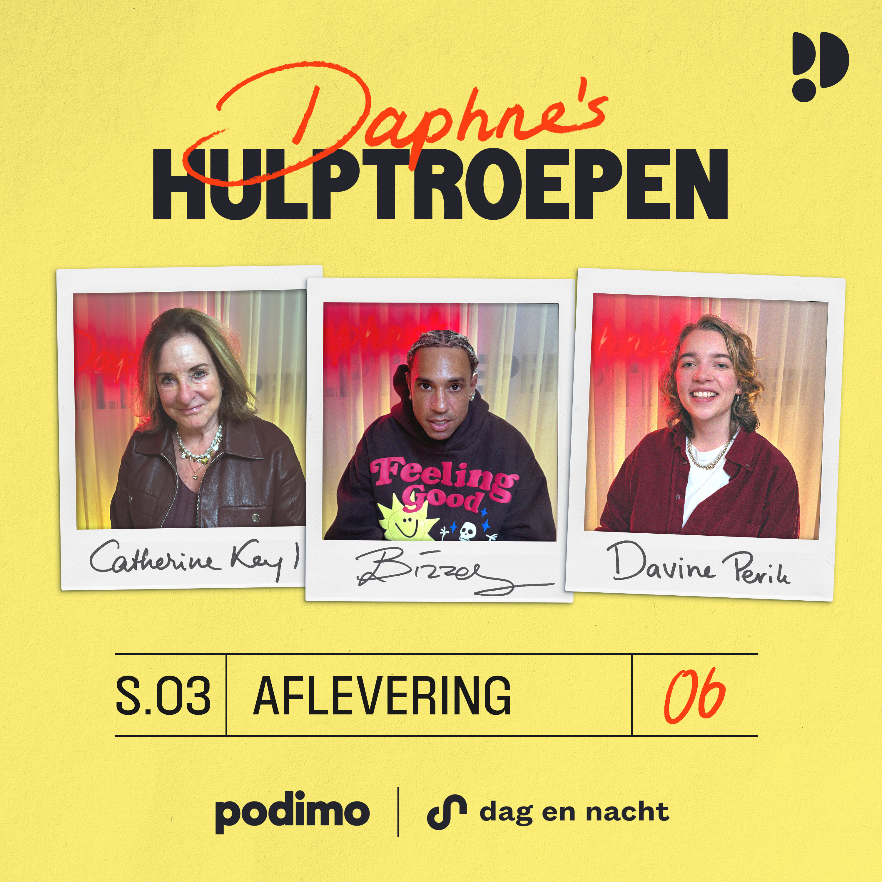 Bizzey, Davine Perik en Catherine Keyl Bizzey, Davine Perik en Catherine Keyl