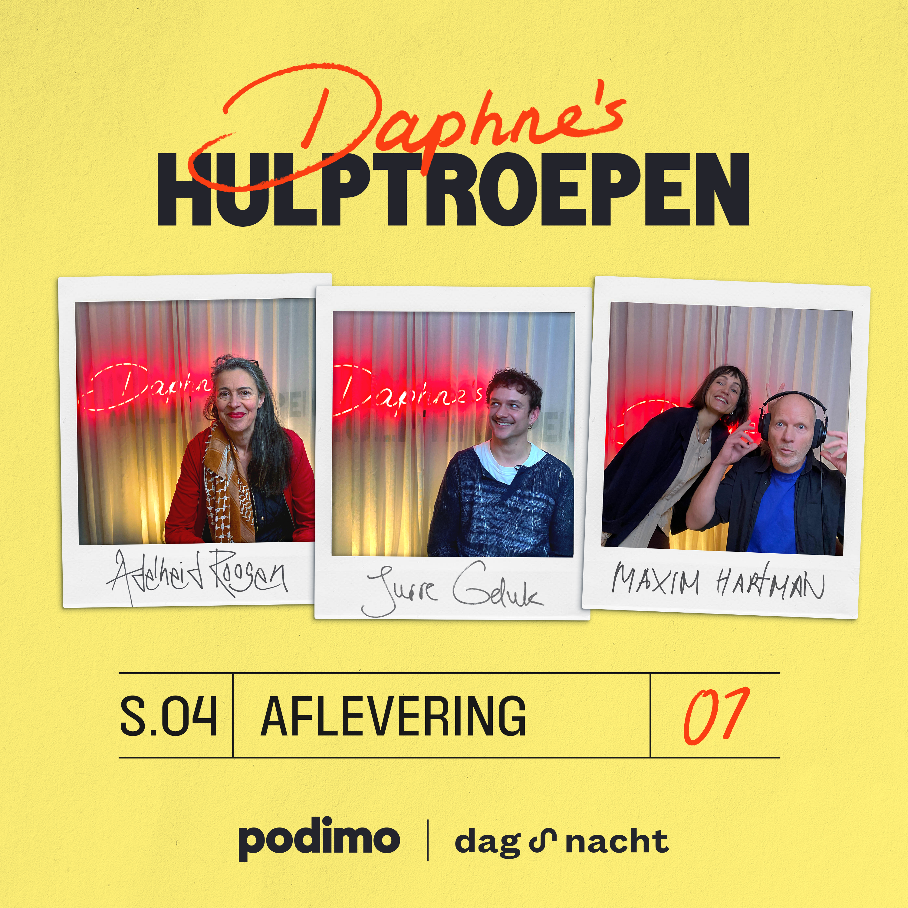 Adelheid Roosen, Maxim Hartman en Jurre Geluk