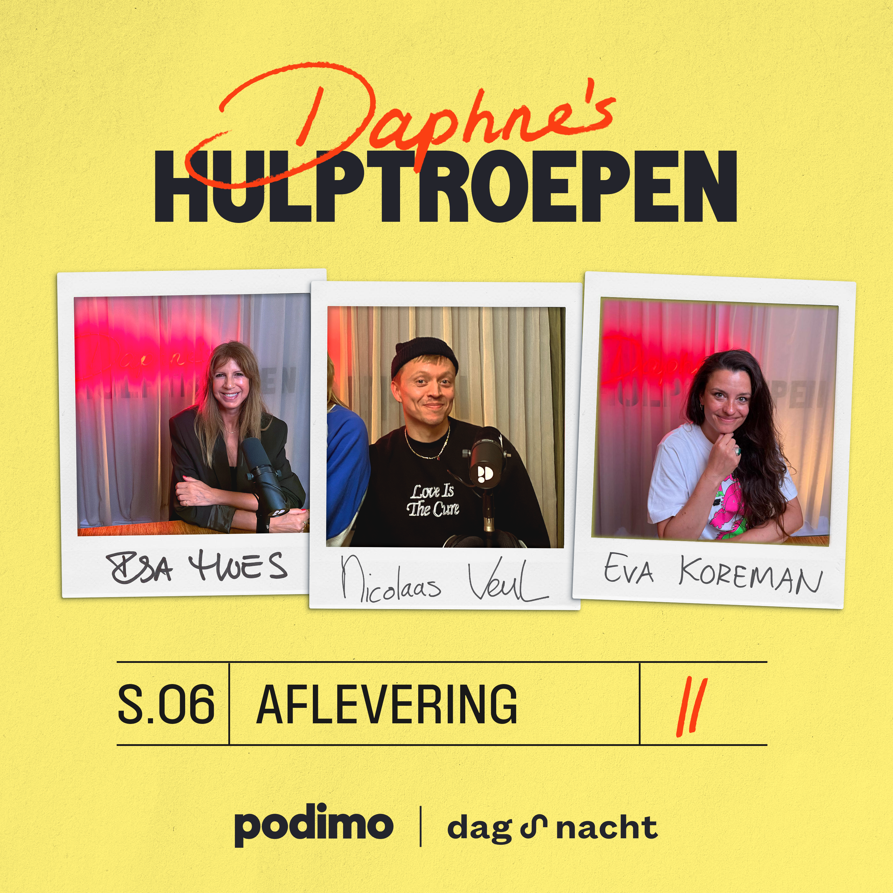 Isa Hoes, Nicolaas Veul en Eva Koreman