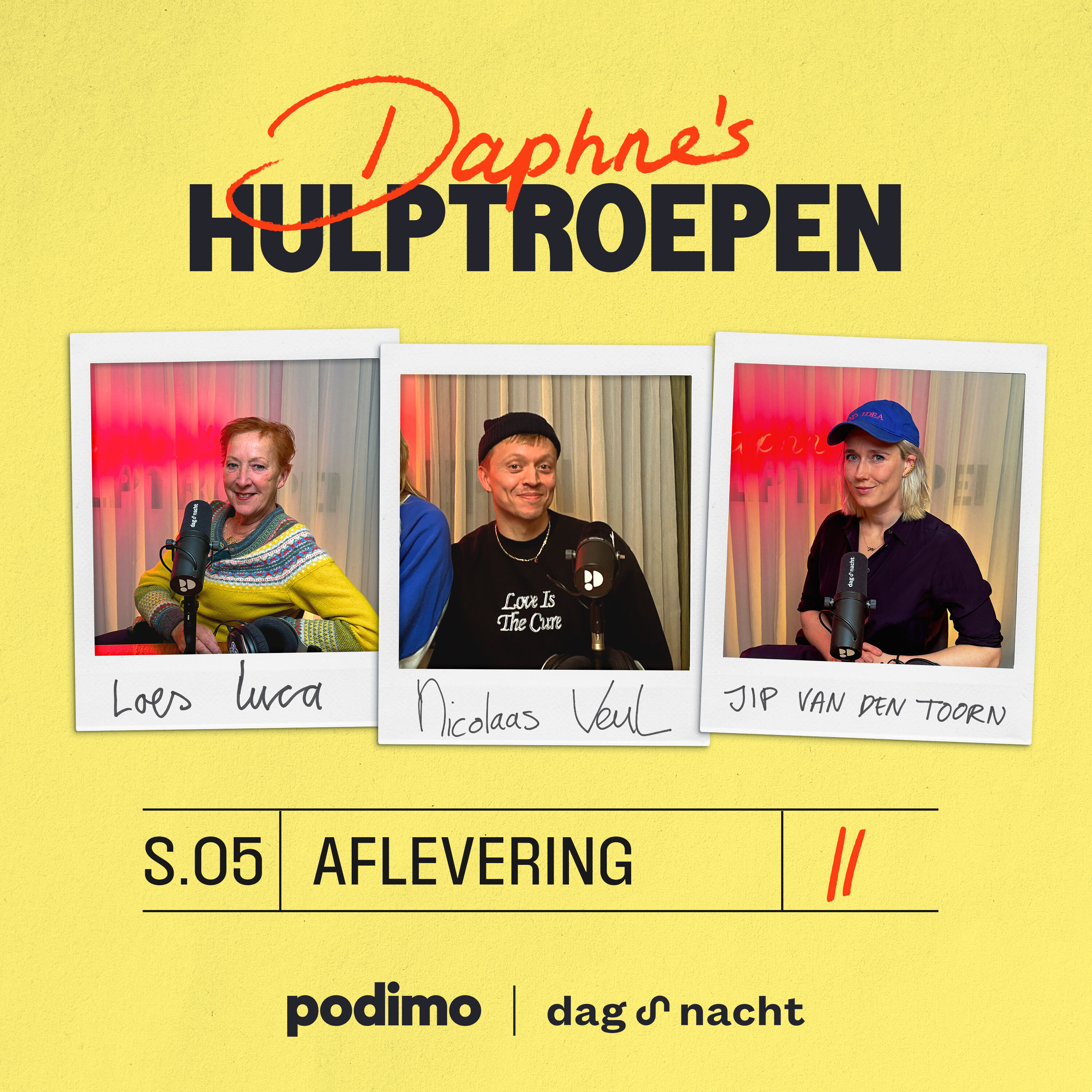 Loes Luca, Nicolaas Veul en Jip van den Toorn episode artwork