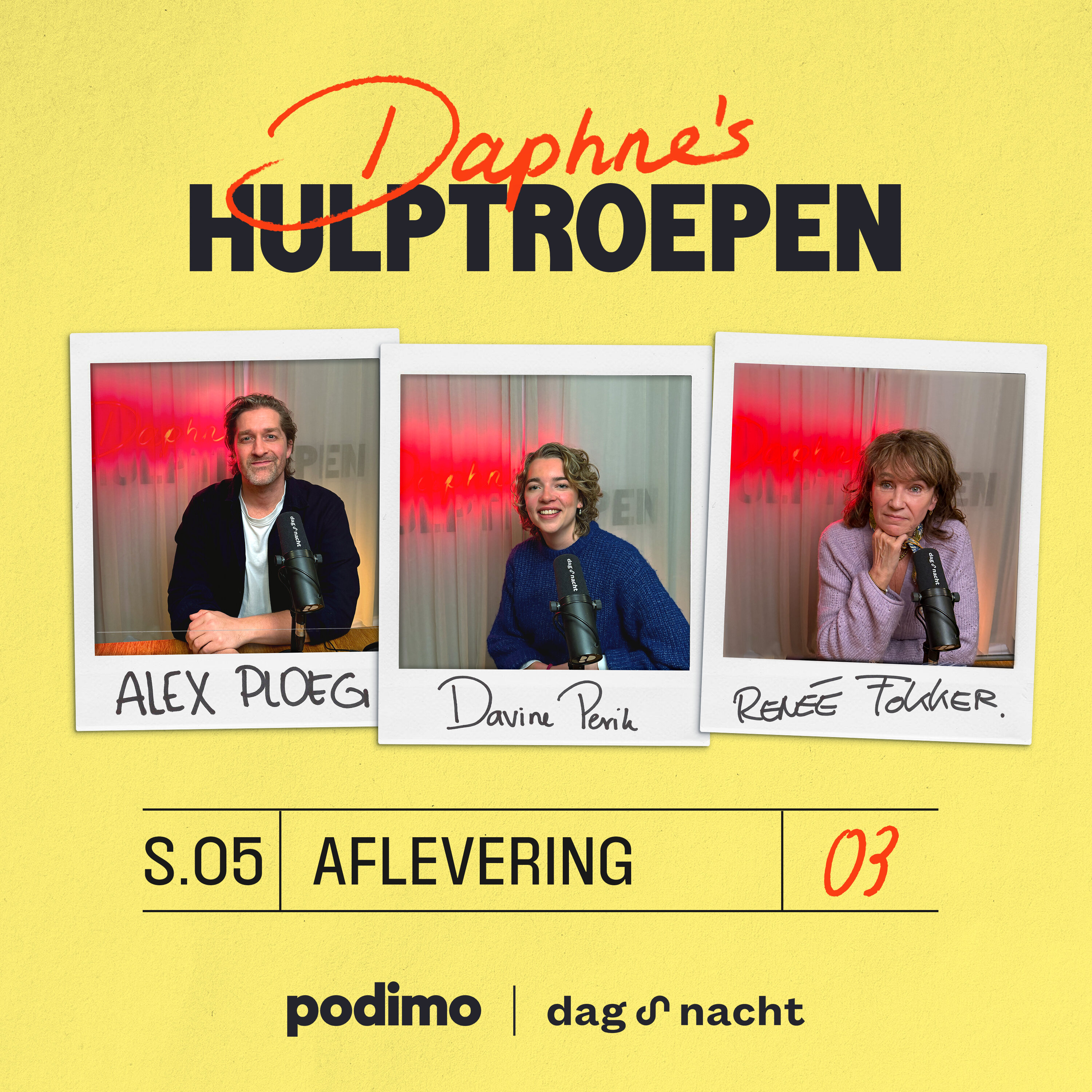 Renée Fokker, Alex Ploeg en Davine Perik episode artwork