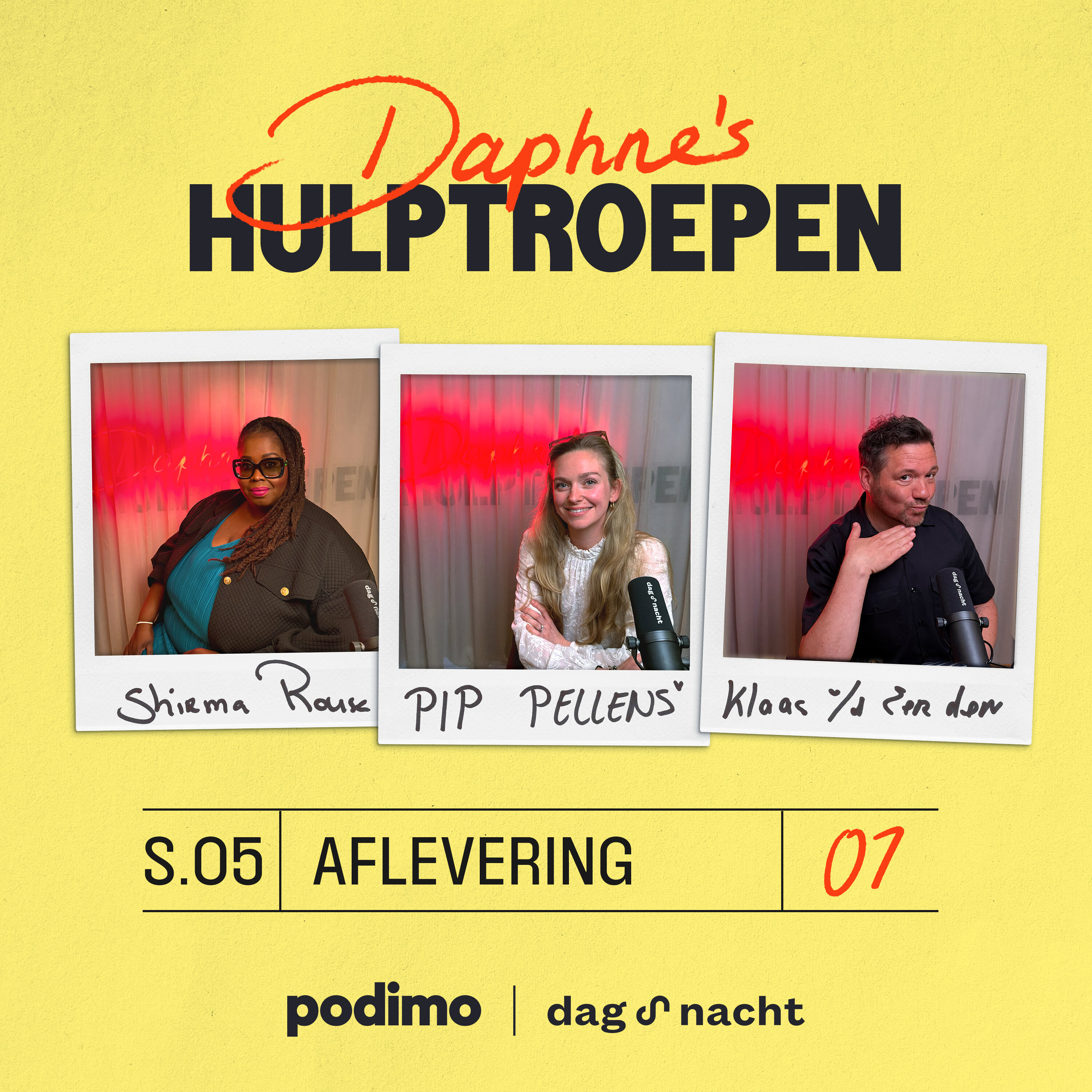 Klaas van der Eerden, Shirma Rouse en Pip Pellens episode artwork