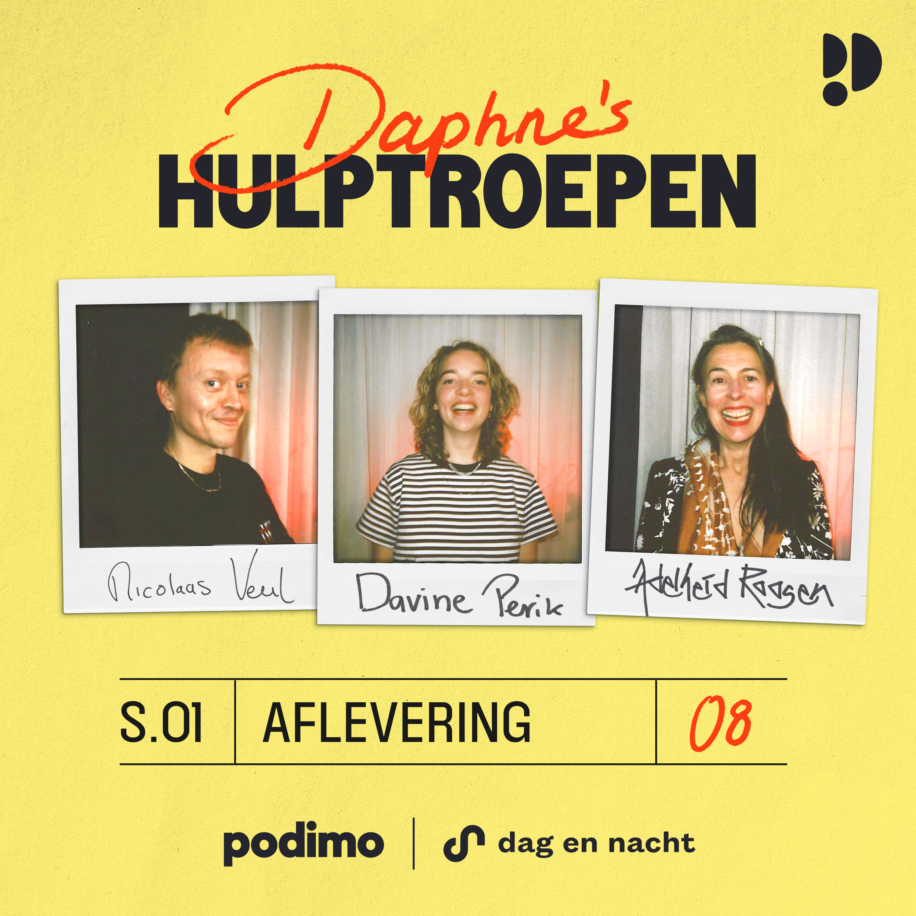 Adelheid Roosen, Nicolaas Veul en Davine Perik