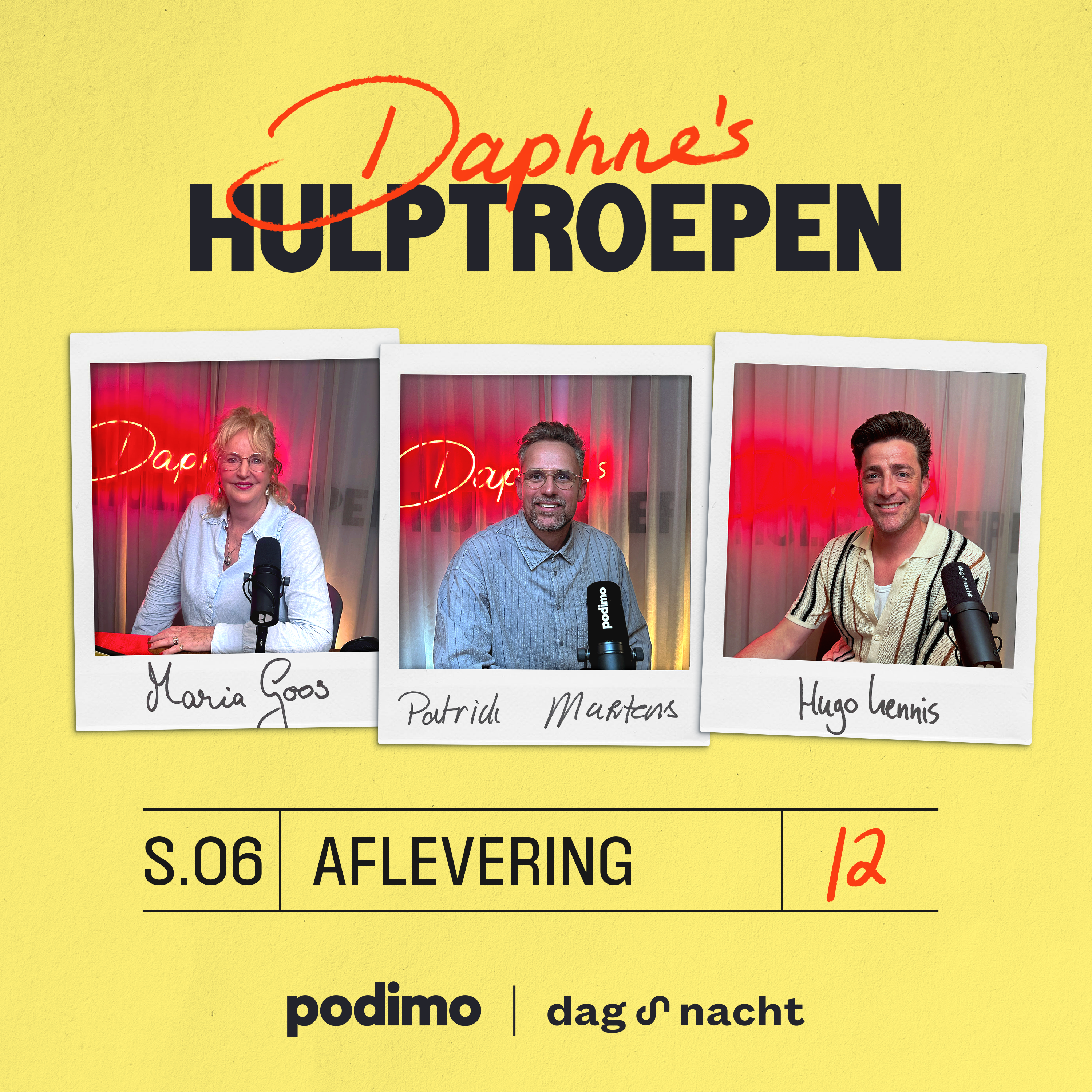 Patrick Martens, Hugo Kennis en Maria Goos