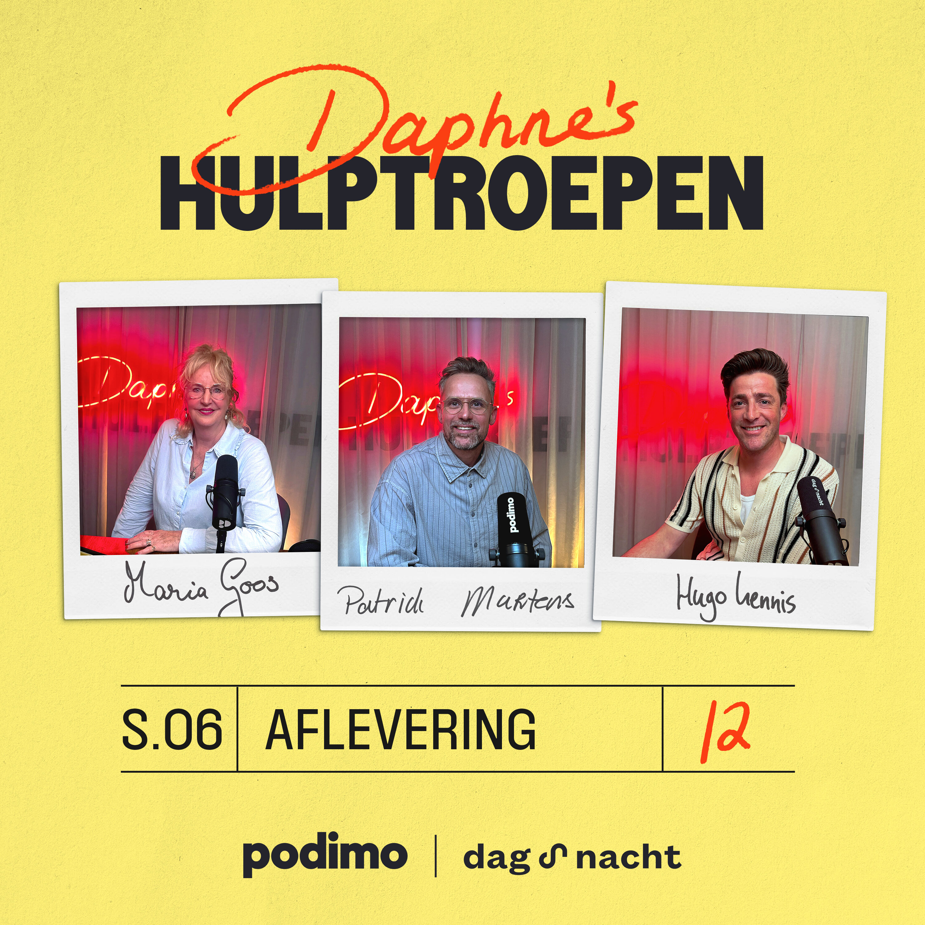 Patrick Martens, Hugo Kennis en Maria Goos