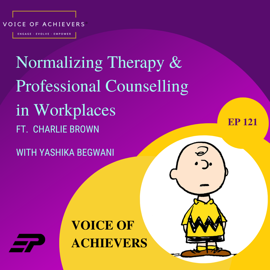 Normalizing Therapy & Professional Counselling at Work Ft Charlie Brown