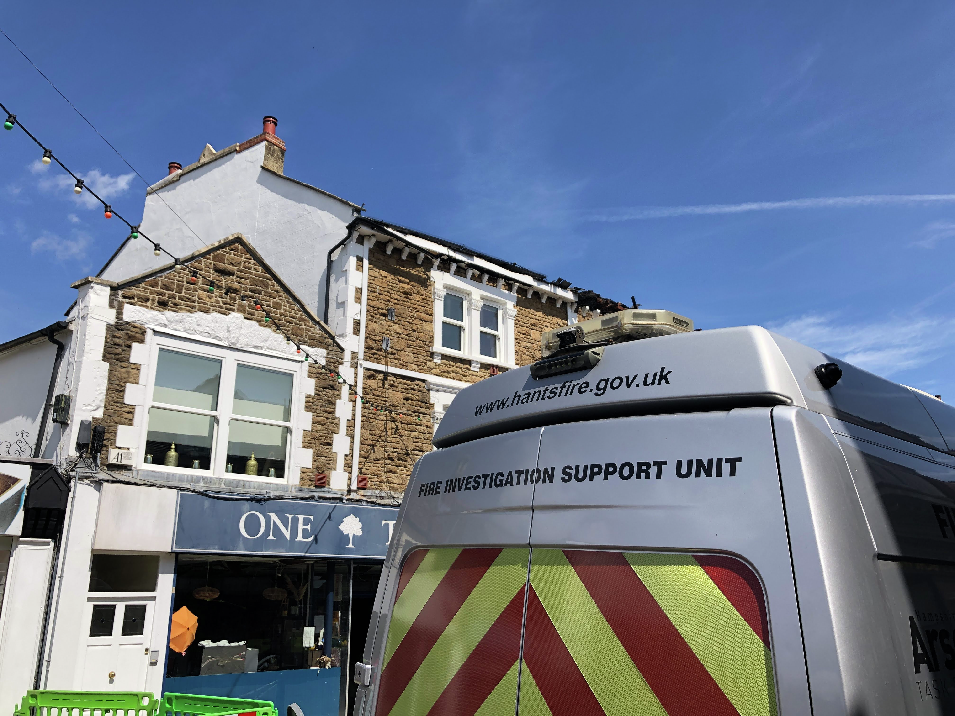 Sadness and reflection after the the fire on Lavant Street