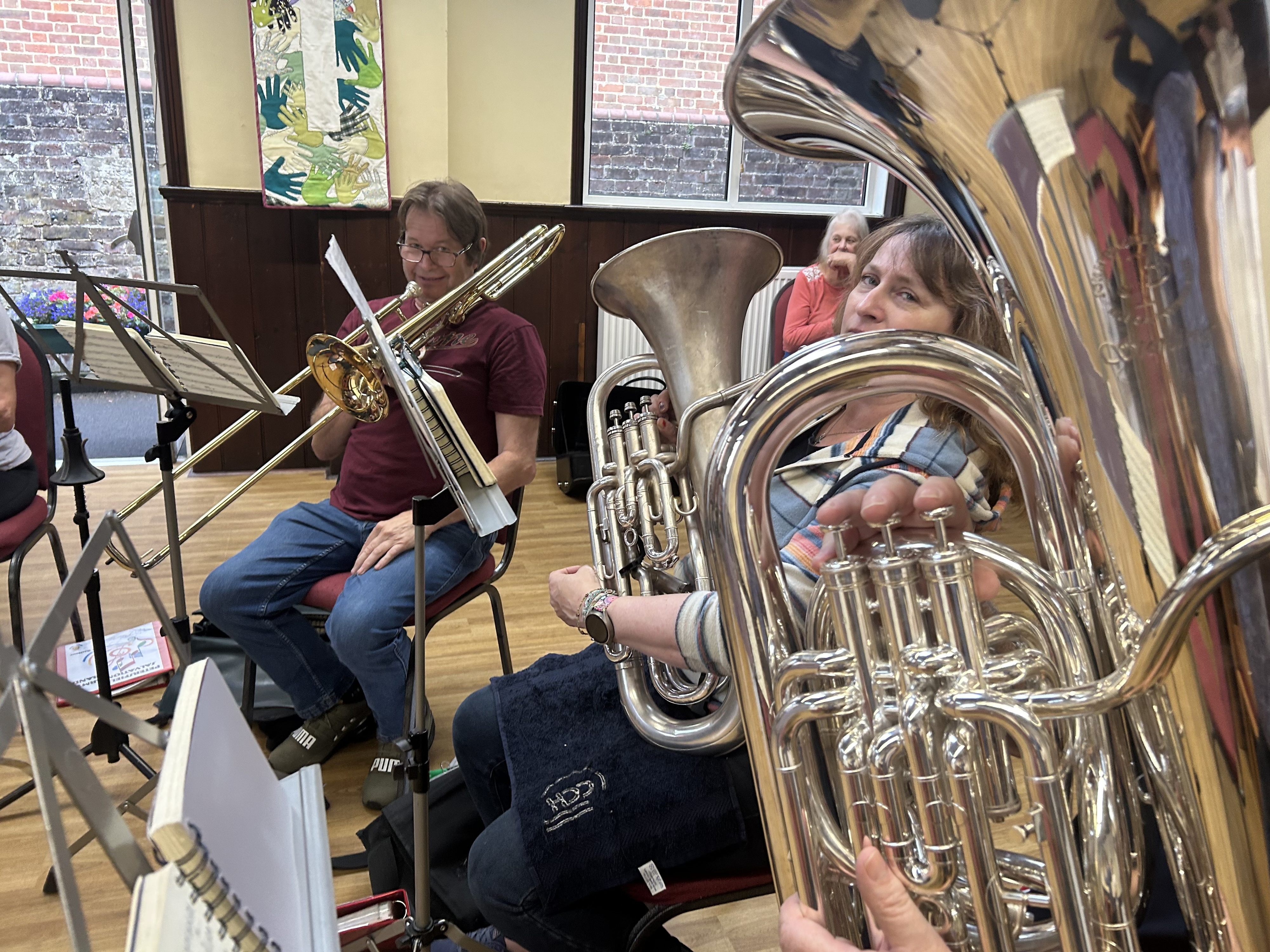 The Sound of the Salvation Army Brass band in Petersfield