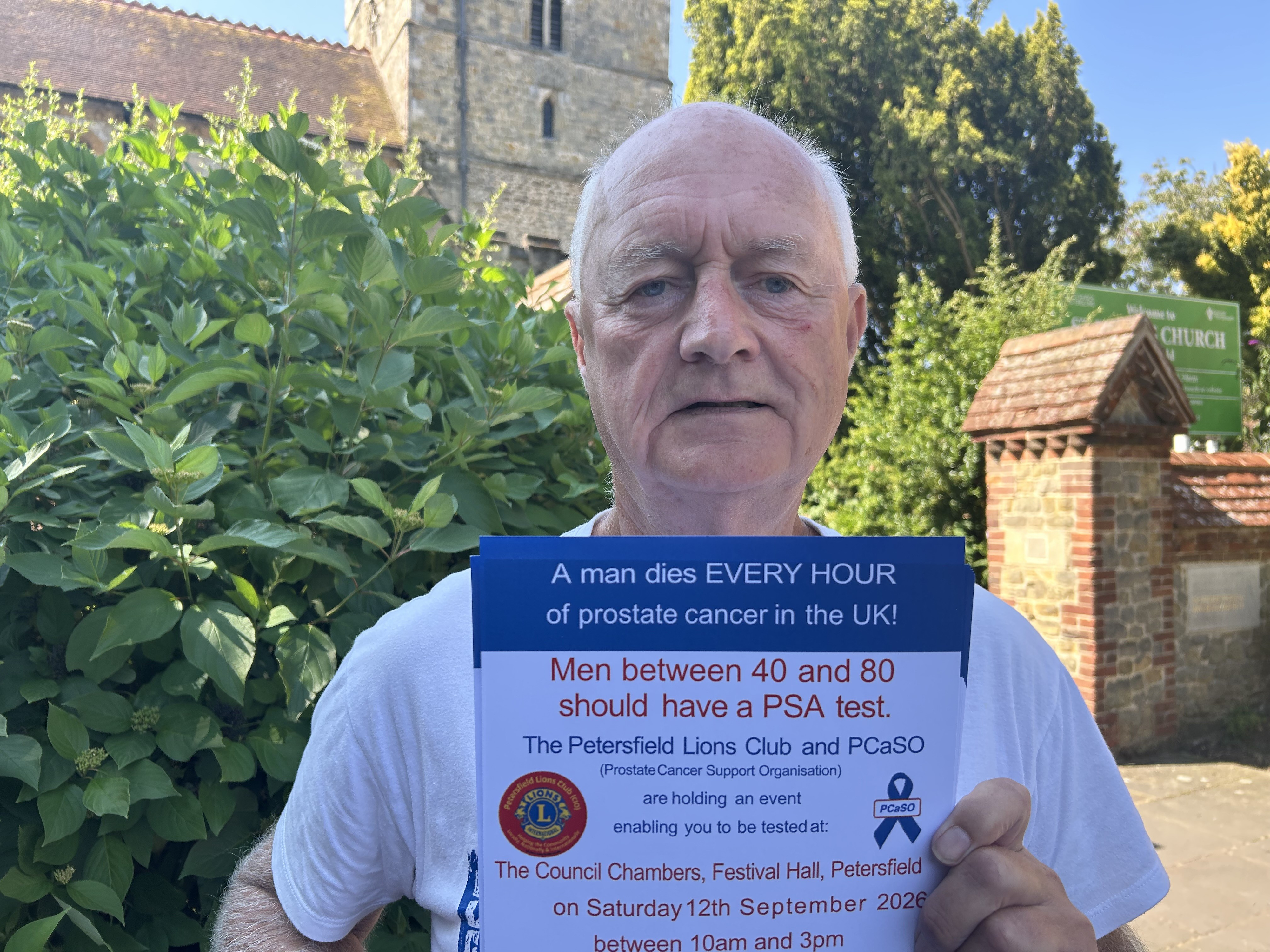 Petersfield Lions launch Prostate testing day episode artwork