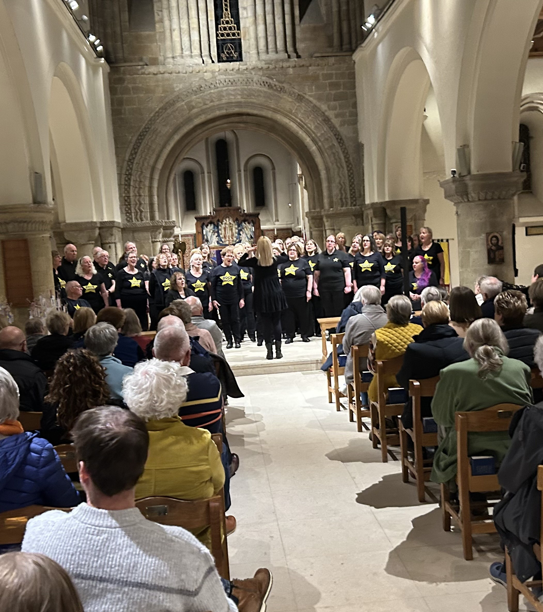 Rock Choir raise funds for charity by raising the roof