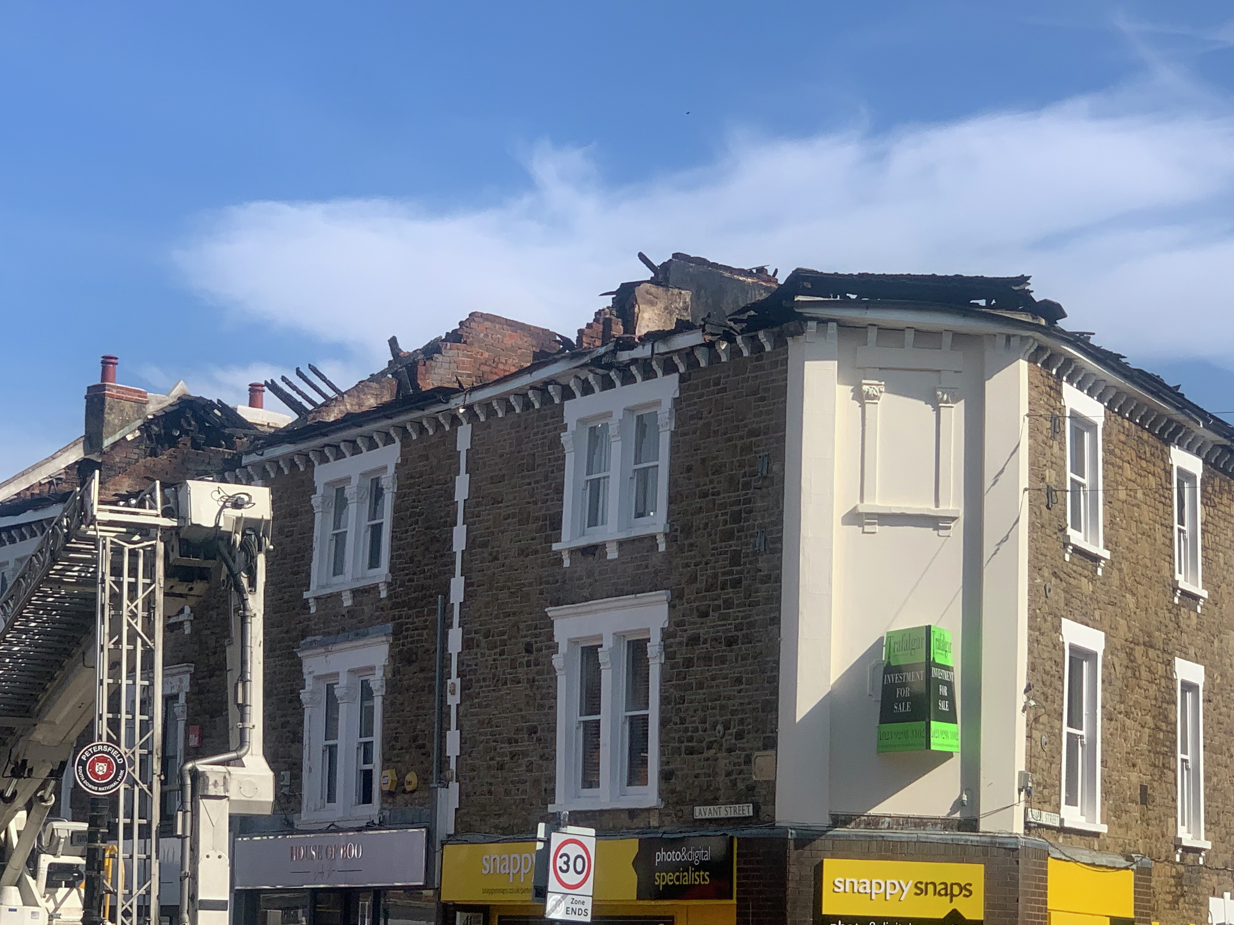Local MP says “Our hearts go out to everyone affected by the dreadful fire”