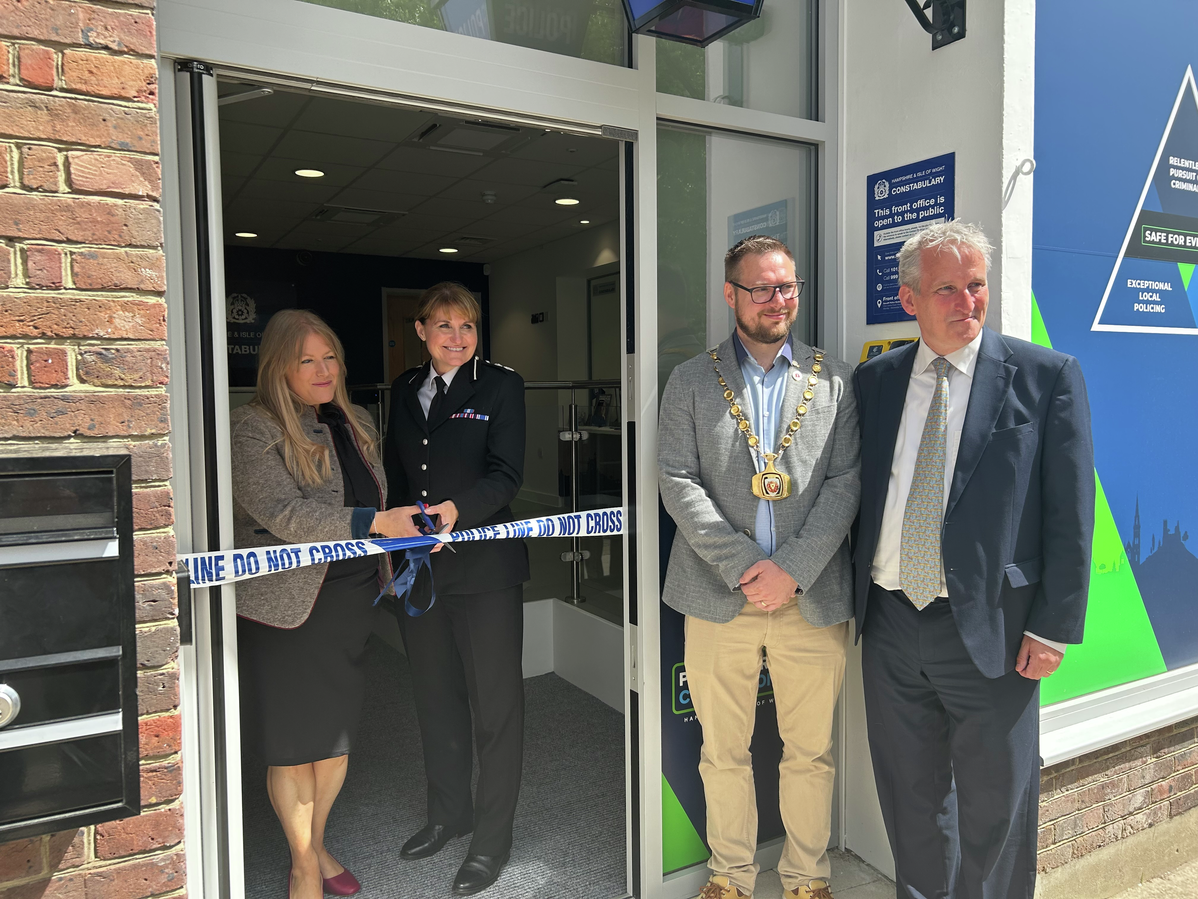 Petersfield Police Station formally opened in the Town Square