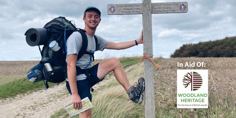 The local man walking more than 600 miles for charity
