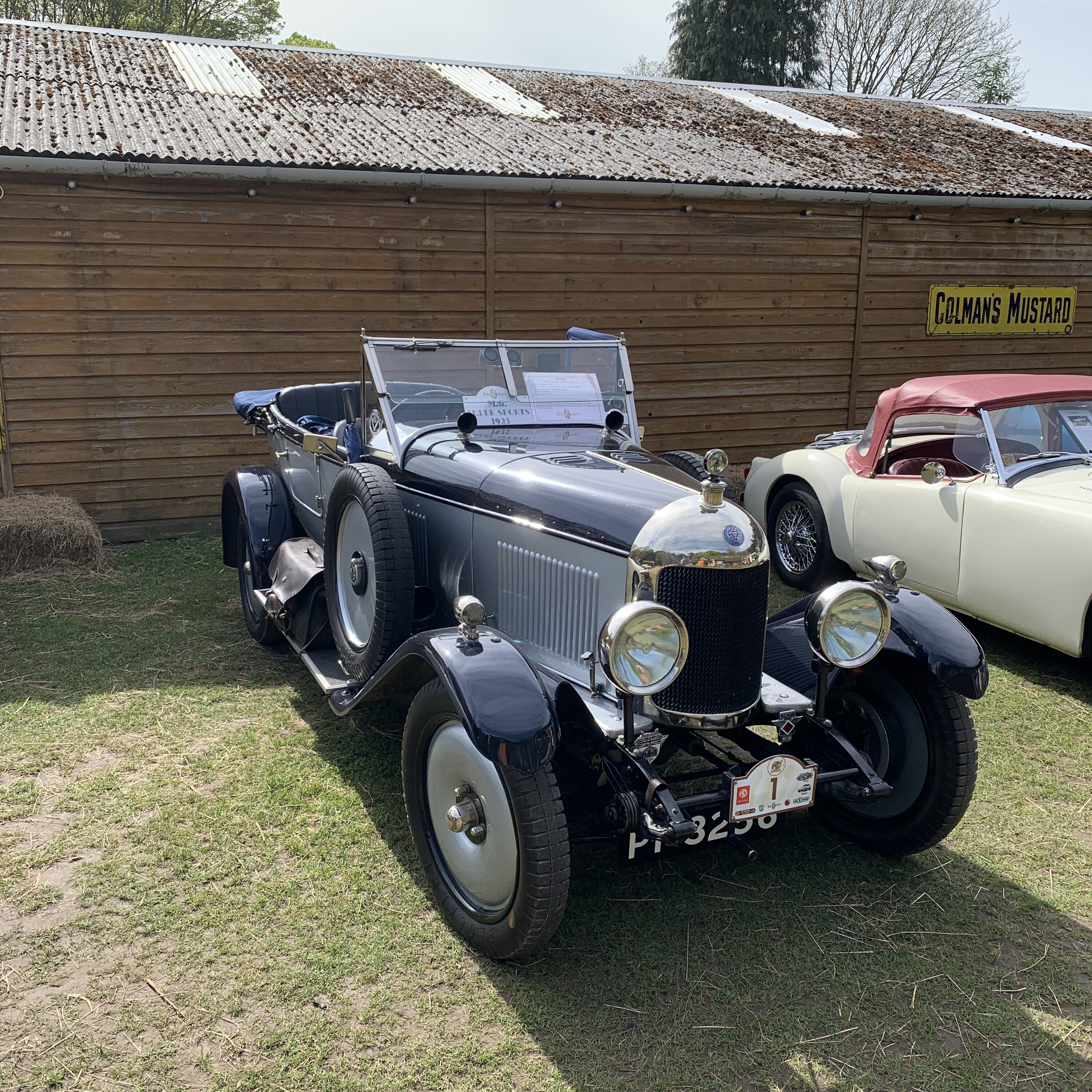 the P pod - Petersfield Personalities on location at the Winchester MG Owners Club Cobweb SPIN 16th April 2024
