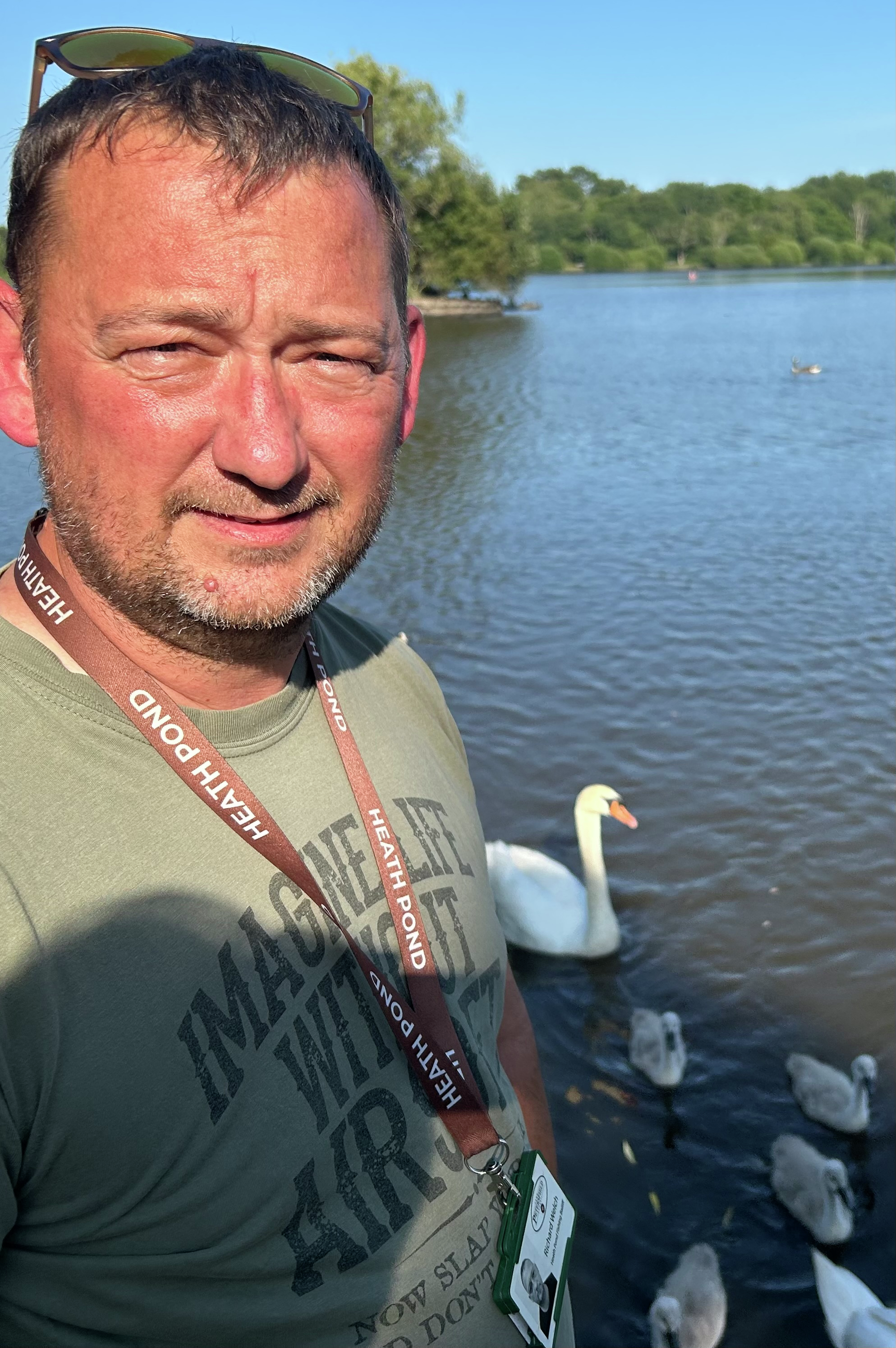 The Heath Pond is healthy but don't swim in it says the bailiff