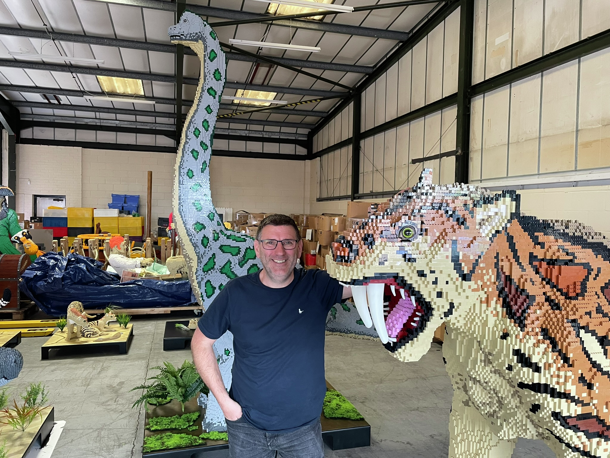 Lost Species recreated with 2 million toy bricks