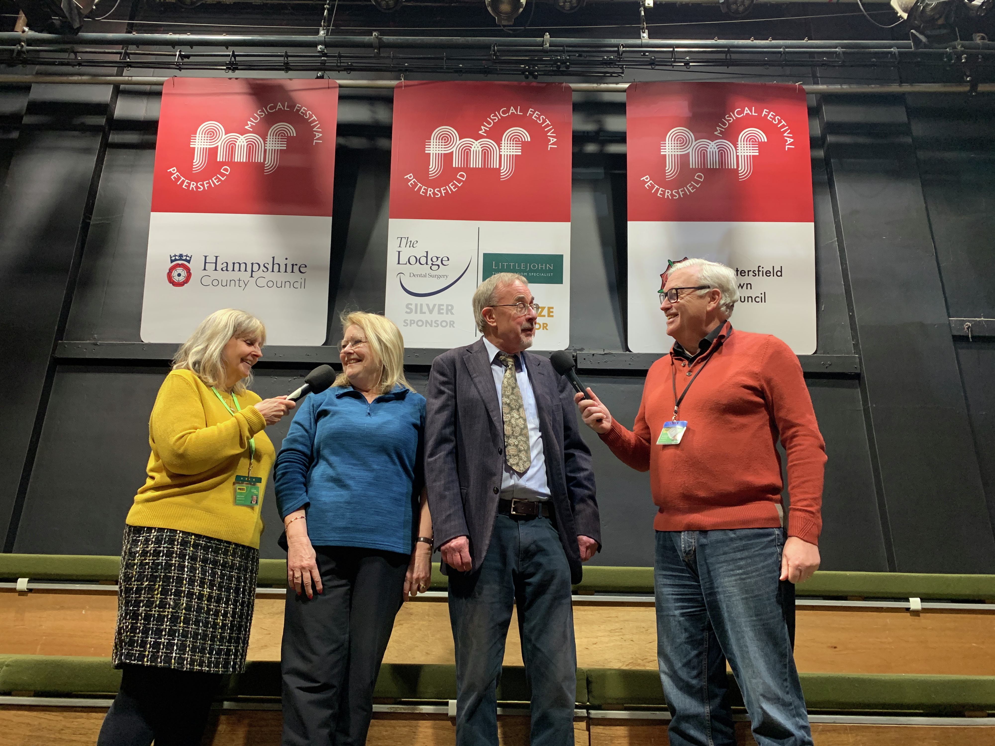 the P pod - on location at the Petersfield Musical Festival