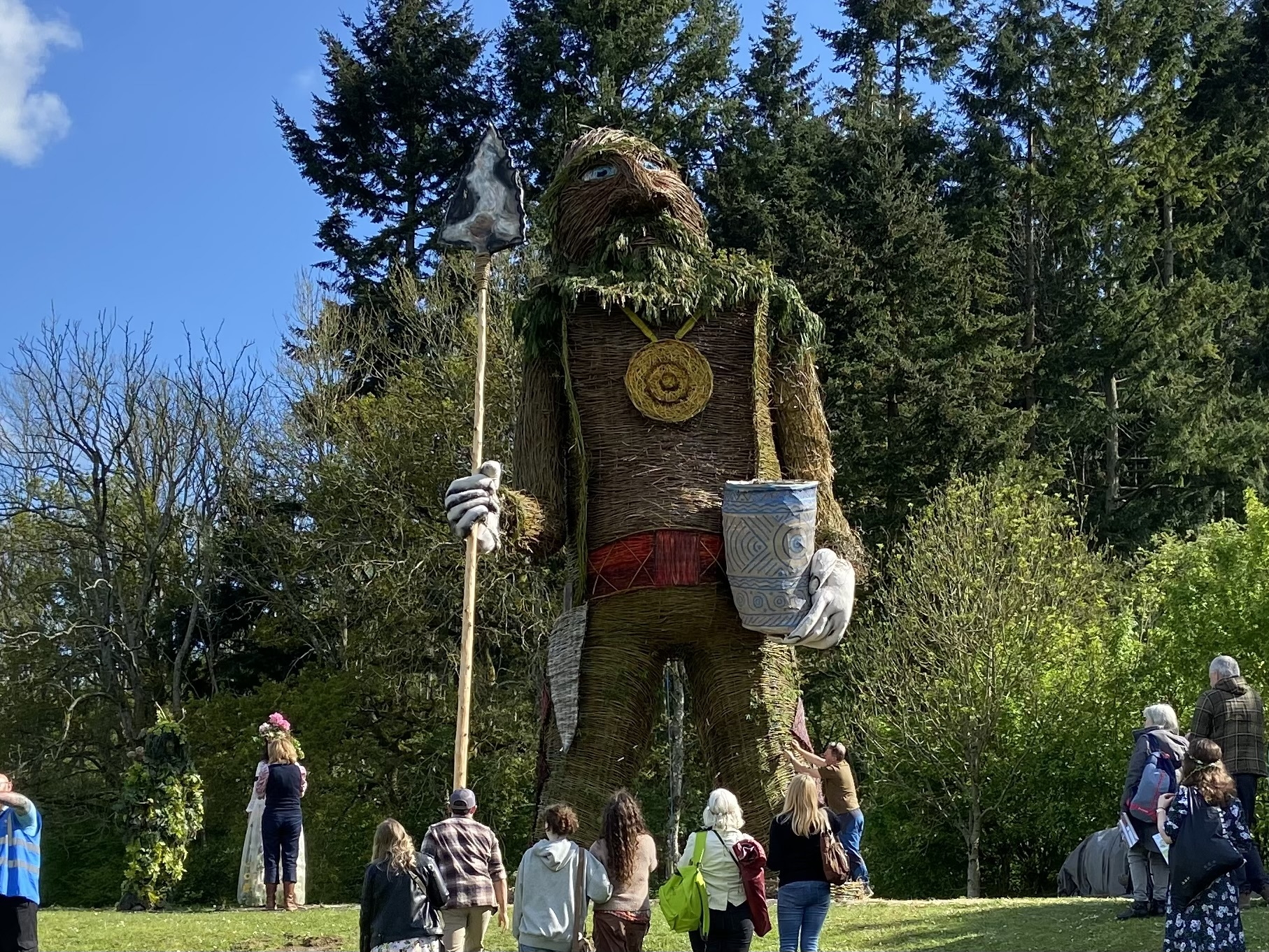 the Ppod - on location at Butser Ancient Farm celebrating Beltain 7th May 2024