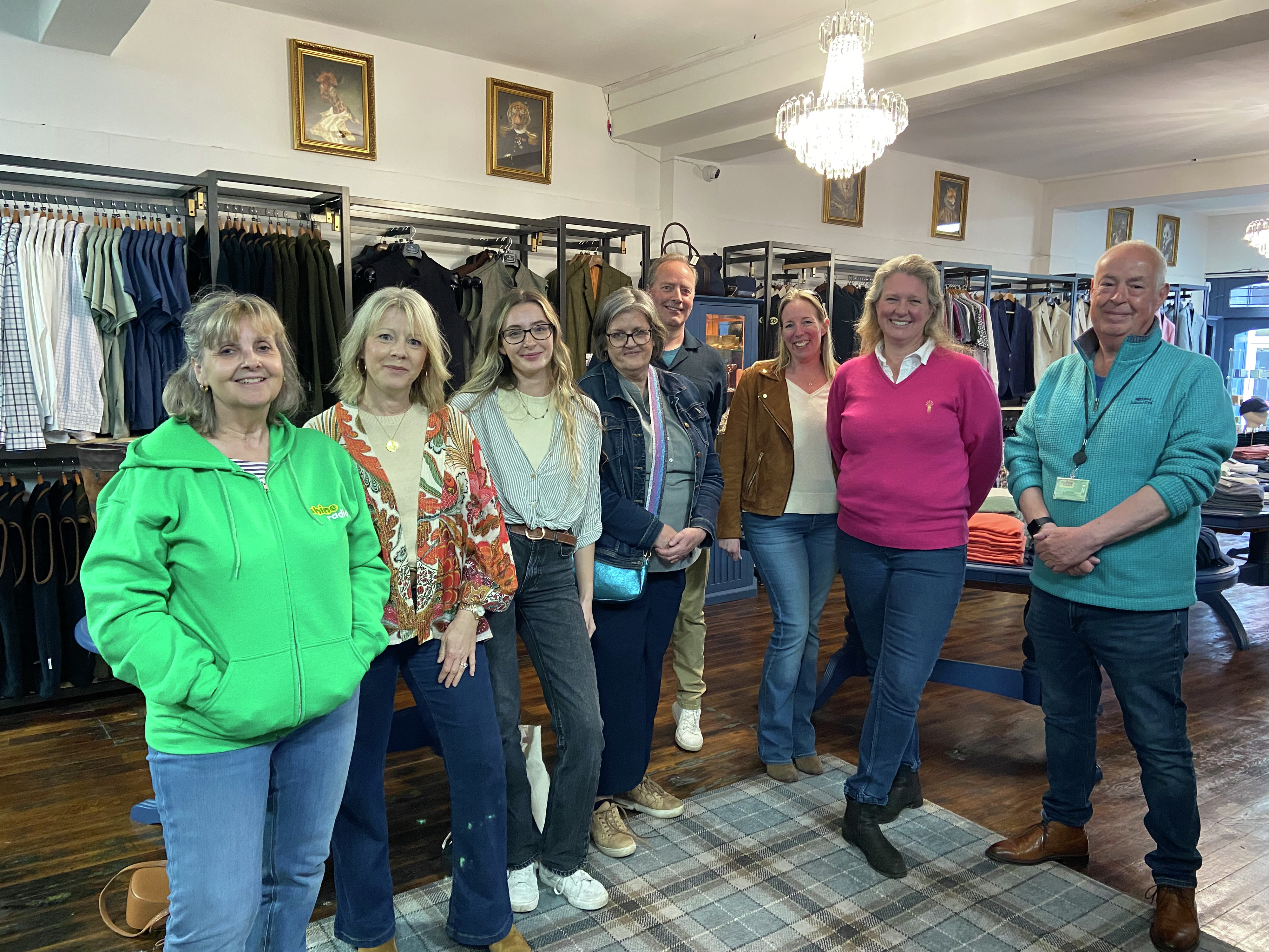 the P pod -  on location at Hector's Clothing