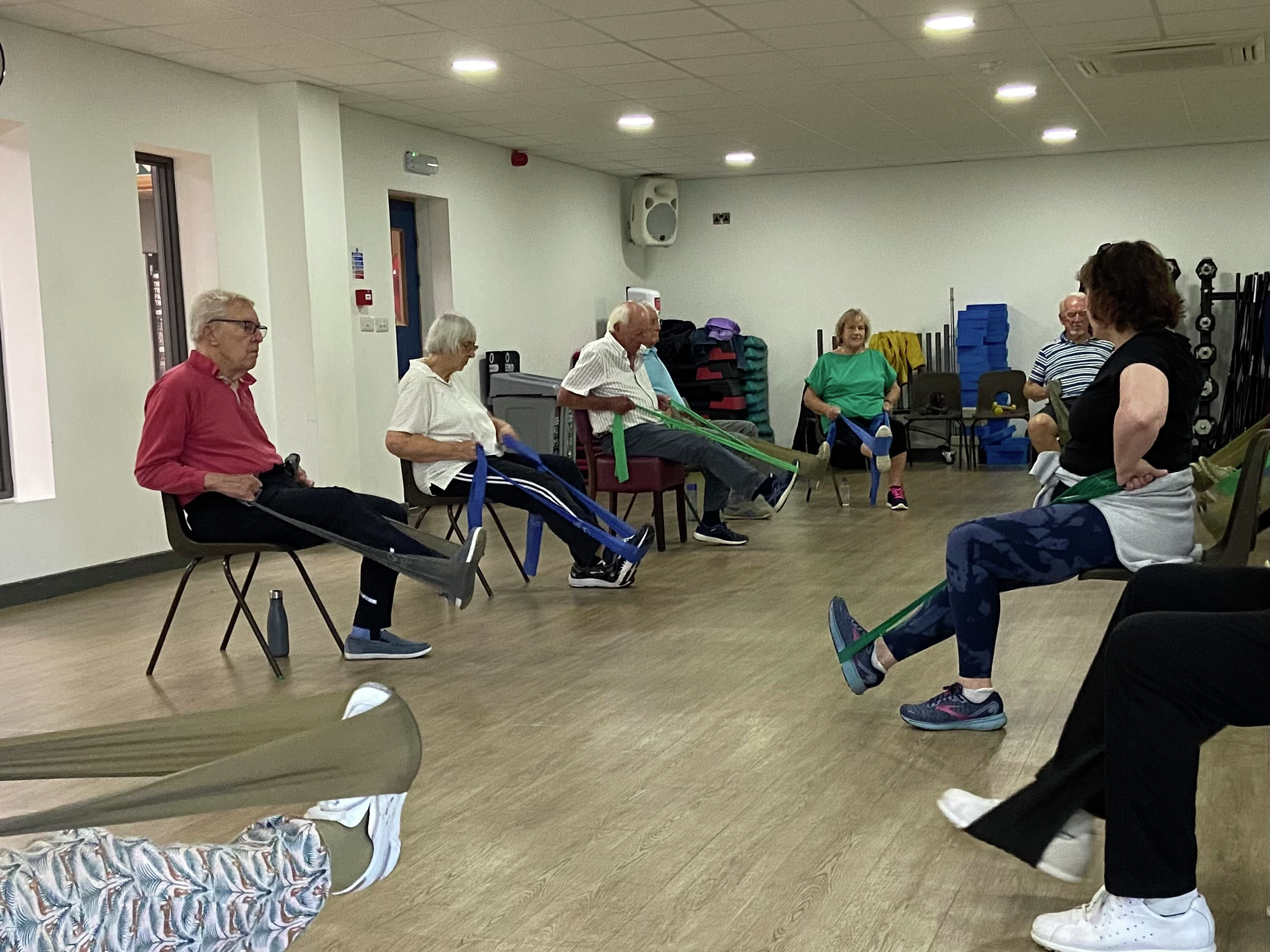 Stay strong , make friends and help to prevent falls